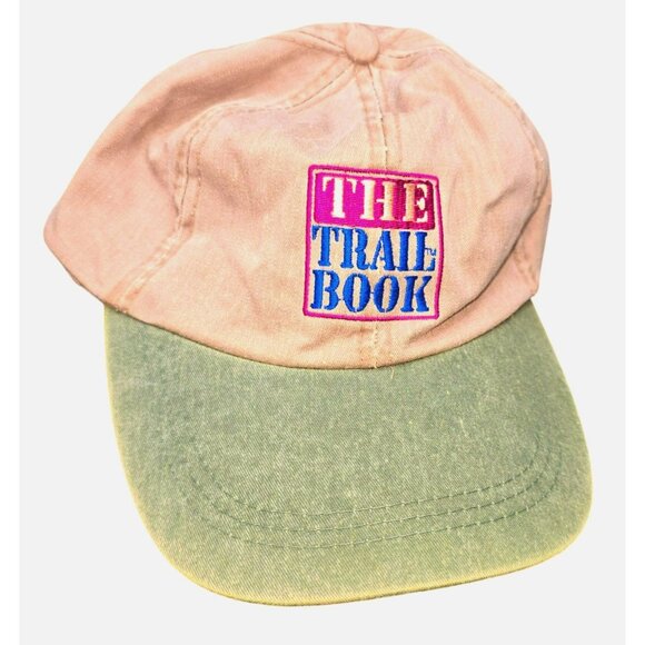 Vintage Fahrenheit Beige Green Baseball Cap The Trail Book CM2095 - Picture 1 of 5